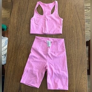 Girlfriend Collective Pink Set